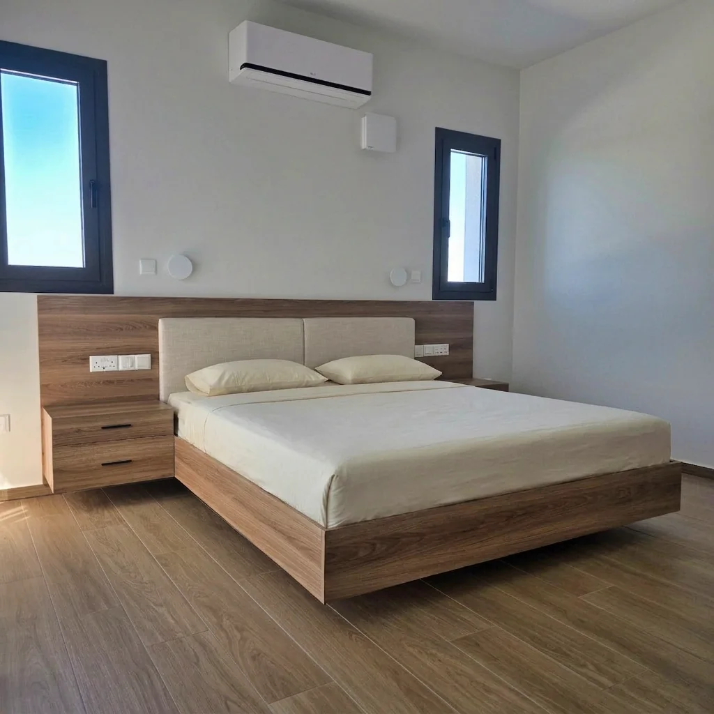 Floating bed